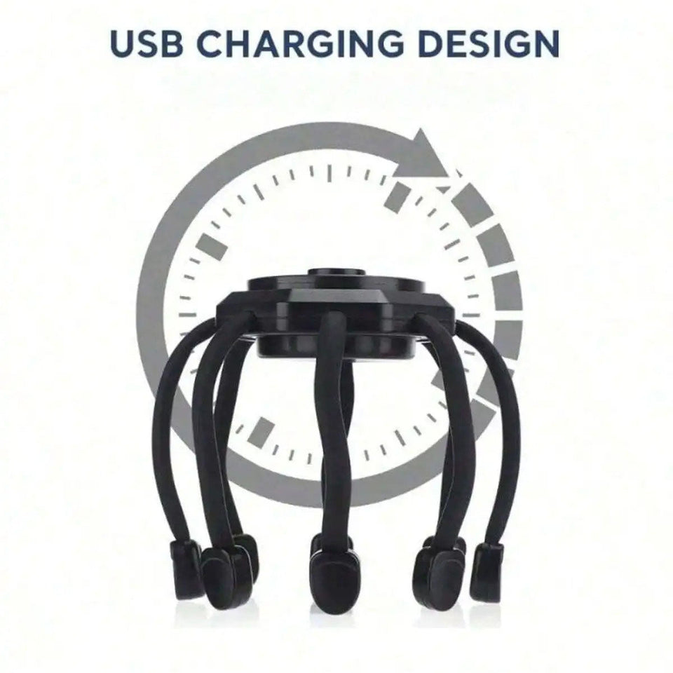 Electric Head Massager Unblock Headache Fit The Body Frequency Deep Sleeping Scalp Massager Relief Relax