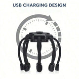 Electric Head Massager Unblock Headache Fit The Body Frequency Deep Sleeping Scalp Massager Relief Relax