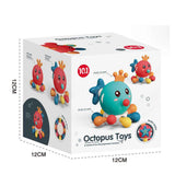 10-in-1 Octopus Baby Activity Toy – Spinning, Teething & Sensory Play