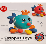 10-in-1 Octopus Baby Activity Toy – Spinning, Teething & Sensory Play