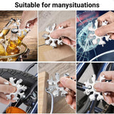 18 In 1 Snowflake Multi Pocket Tool Hex Wrench Bottle opener Screwdriver Spanner