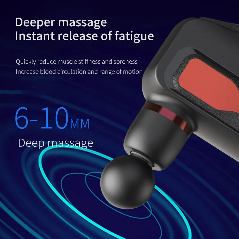 Electric Massager Gunn 32 Level Fascial Gunn With 8 Massage Heads