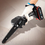 Portable Mini Electric Chainsaw, Rechargeable One-Hand Handheld Electric Portable Chainsaw
