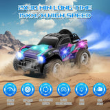 🚙💨 1:16 RC Mist Spray Off-Road Truck with LED Lights & Dual Batteries