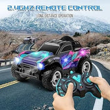 🚙💨 1:16 RC Mist Spray Off-Road Truck with LED Lights & Dual Batteries