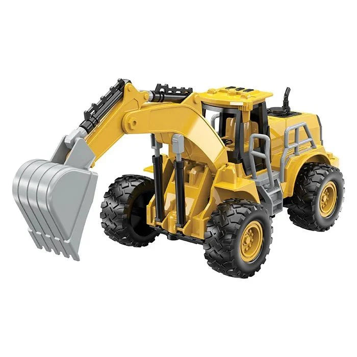 1:16 Scale Remote Control Construction Loader Truck – with Battery & USB Charging