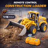 1:16 Scale Remote Control Construction Loader Truck – with Battery & USB Charging