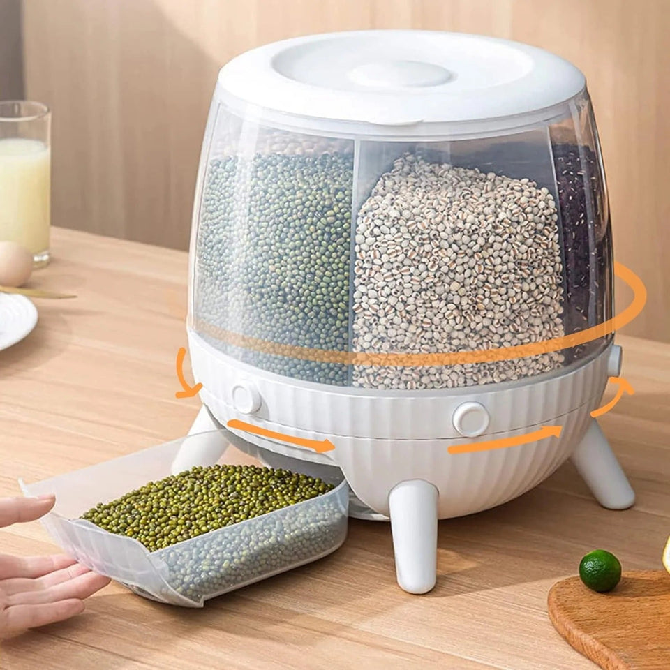 6 in 1 6Kg Countertop Cereal Dispenser