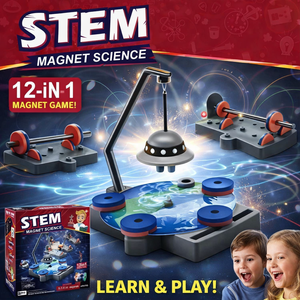 12-in-1 Magnetic Science Learning Kit | Hands-On Physics Experiment Set for Kids