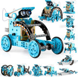 12-in-1 Solar Robot Kit for Kids – STEM Educational Building Set