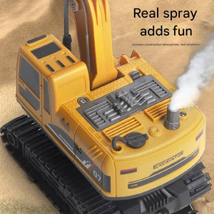 1:20 RC Excavator Construction Vehicle with 360° Rotation & Working Arm with Smoke