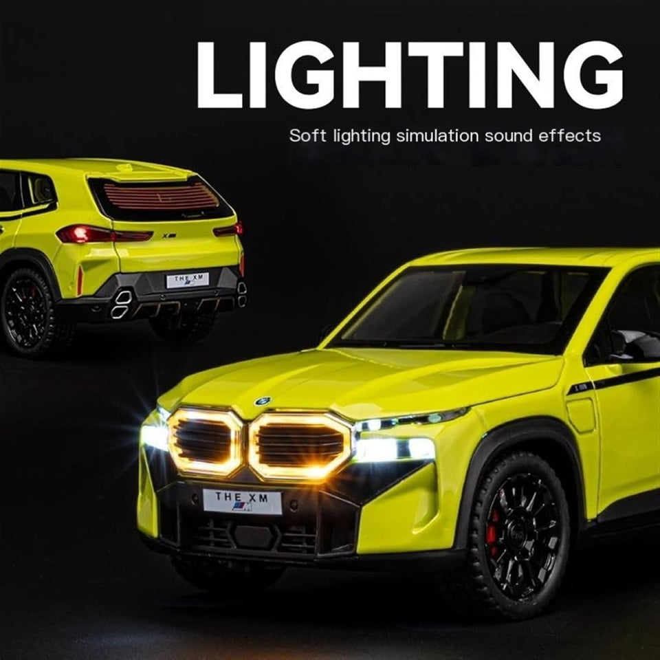 1:24 BMW Luxury Diecast SUV Model Car with Door Opener – Realistic, Stylish & Full of Action