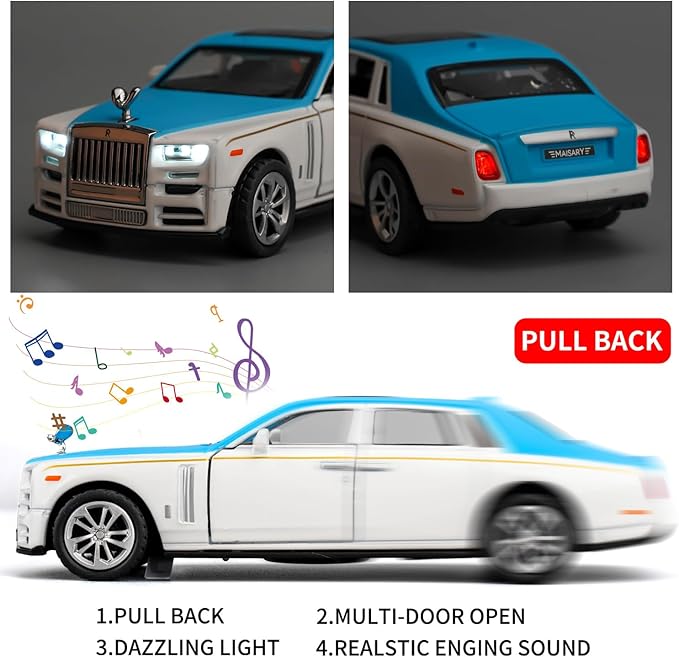 1:24 Luxury  Rolls Royce Mansory Diecast Car – Speed in Style