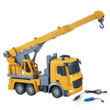 1:24 Rechargeable RC Construction Crane – 2.4G Remote Control Truck with Lights & 7 Functions