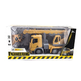 1:24 Rechargeable RC Construction Crane – 2.4G Remote Control Truck with Lights & 7 Functions