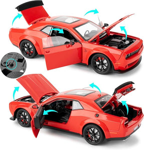 1:24 Scale Die-Cast Dodge Hellcat – High-Performance Muscle Car Collectible