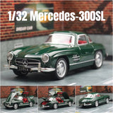1:32 DieCast Mercedes Benz 300SL Gullwing Car with Opening Doors