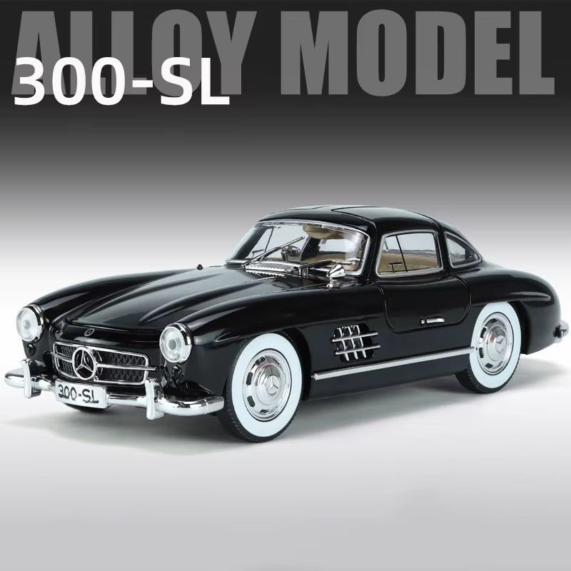 1:32 DieCast Mercedes Benz 300SL Gullwing Car with Opening Doors