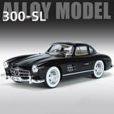 1:32 DieCast Mercedes Benz 300SL Gullwing Car with Opening Doors
