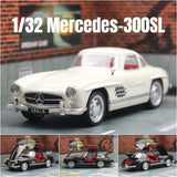 1:32 DieCast Mercedes Benz 300SL Gullwing Car with Opening Doors