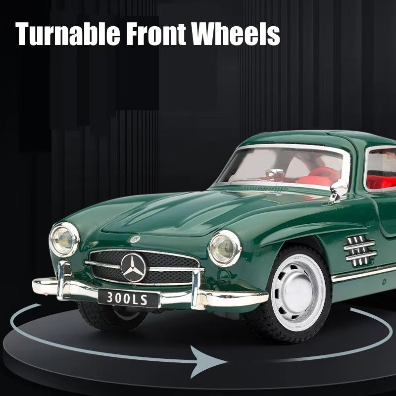 1:32 DieCast Mercedes Benz 300SL Gullwing Car with Opening Doors