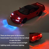 1:32 Honda Acura Model Car – JDM Alloy Sports Car with Lights & Pull-Back Action