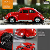 1:32 Scale Metal Volkswagen Beetle – Classic Diecast Model Car