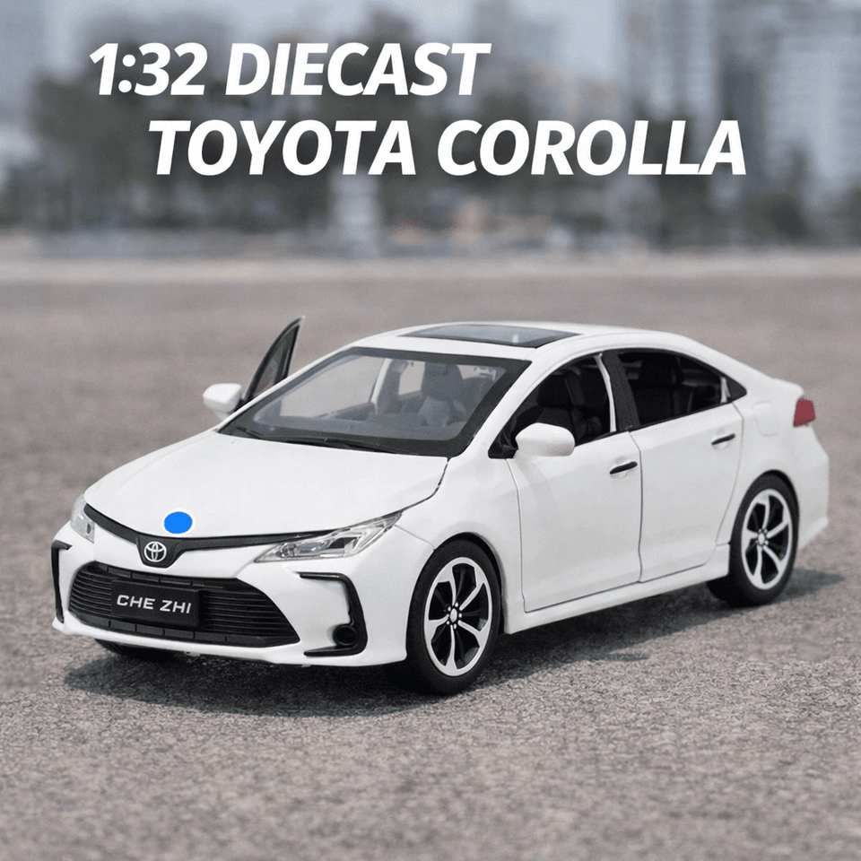 1:32 Scale Toyota Corolla Alloy Car – Premium Die-Cast Collectible Model
