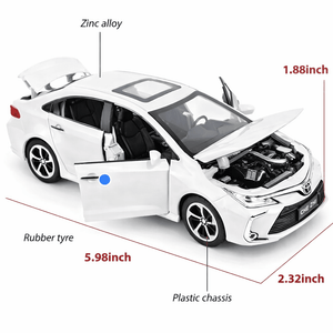 1:32 Scale Toyota Corolla Alloy Car – Premium Die-Cast Collectible Model