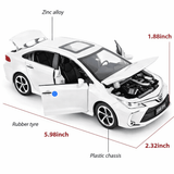 1:32 Scale Toyota Corolla Alloy Car – Premium Die-Cast Collectible Model