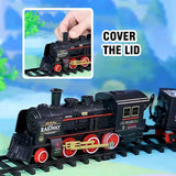 Electric Smoke Classic Train Set with Tracks & Cargo Cars