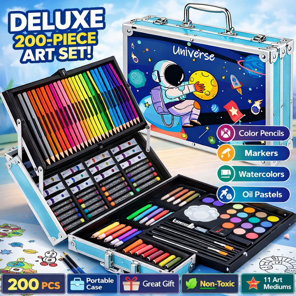 🚀 145 Pcs Deluxe Astro Art Set