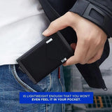 Smart Minimalist Metal Thin Pop-upable Wallet