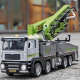 1:50 Fire Rescue Crane Truck – Diecast Construction Vehicle Model