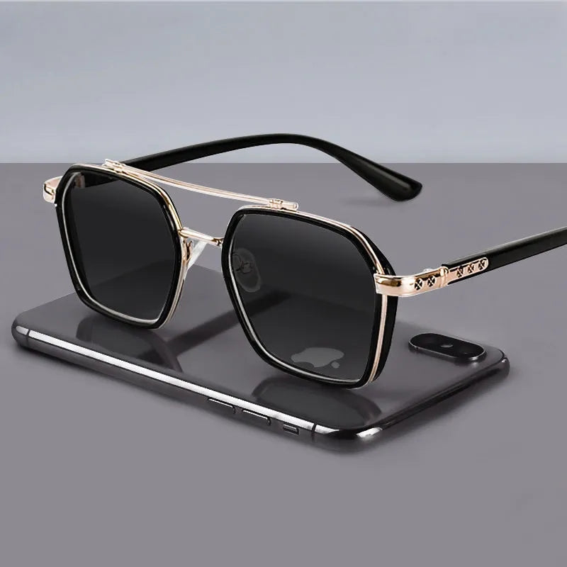 Premium Quality Retro Streampunk Luxury Brand Sunglasses