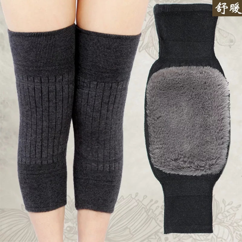 2 PCS Cashmere Wool Warm Kneecap, Knee Protector Warmer