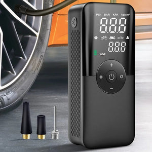 Digital Rechargeable Tyre Air Inflator & Power Bank Imported