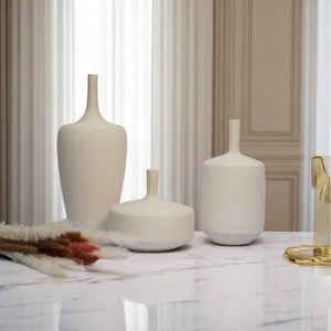 Textured Ceramic Vases