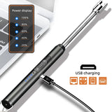 ARC Electric Lighter Windproof USB Rechargeable Long Twist Neck