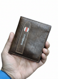 WESTAL Business Short Leather Wallet, cardholder