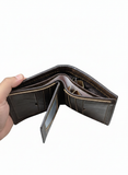 WESTAL Business Short Leather Wallet, cardholder