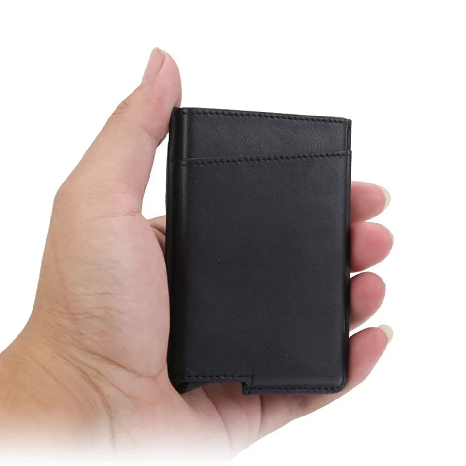 Smart Minimalist Metal Thin Pop-upable Wallet