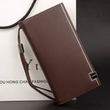 Baellerry Trifold Soft PU Leather Long Wallet