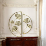 Metallic Leaf Wall Decorative Piece