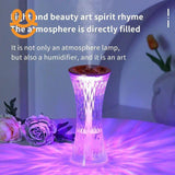 "Hot Replica Glass Design Touch Ambient Light Air Humidifier Night Light