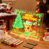 Acrylic LED Writing and Drawing Board with 7 Colour Pen