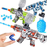 2-in-1 Electric Gel Blaster Gun – Graffiti Edition with Dual Hopper System