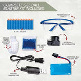 2-in-1 Electric Gel Blaster Gun – Graffiti Edition with Dual Hopper System
