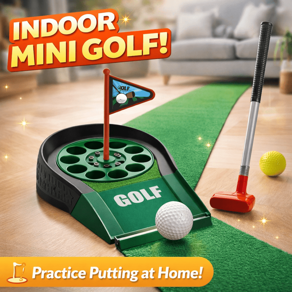 ⛳ 2-in-1 Mini Electric Golf Game Set – Fun, Focus & Family Play!