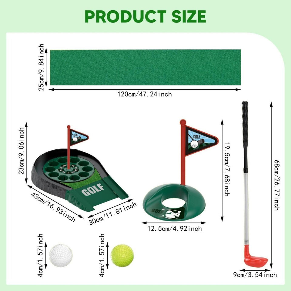 ⛳ 2-in-1 Mini Electric Golf Game Set – Fun, Focus & Family Play!